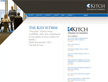 Tablet Screenshot of kitch.com